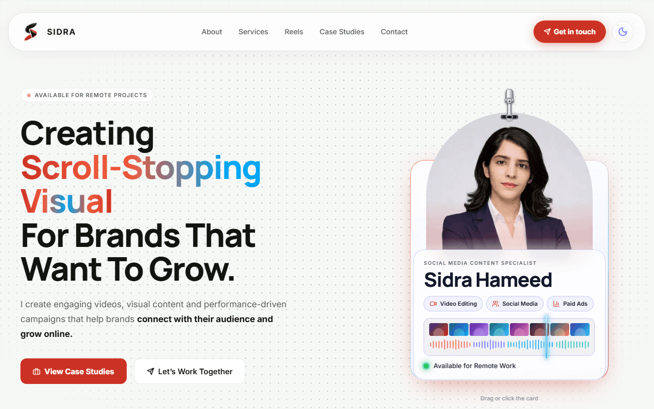 Scrollstoping — screenshot